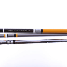 Used Us Kids Golf U/L 63 Grey/Gold Kids Set - Left-Handed - 1W, HY, 6, 8, PW, SW(56*) - Youth Flex-Next Round