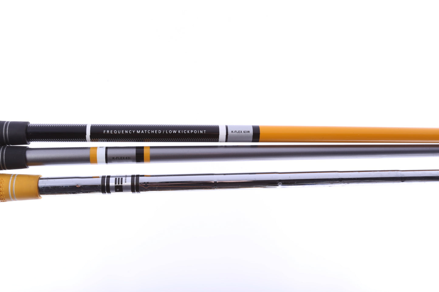 Used Us Kids Golf U/L 63 Grey/Gold Kids Set - Left-Handed - 1W, HY, 6, 8, PW, SW(56*) - Youth Flex-Next Round