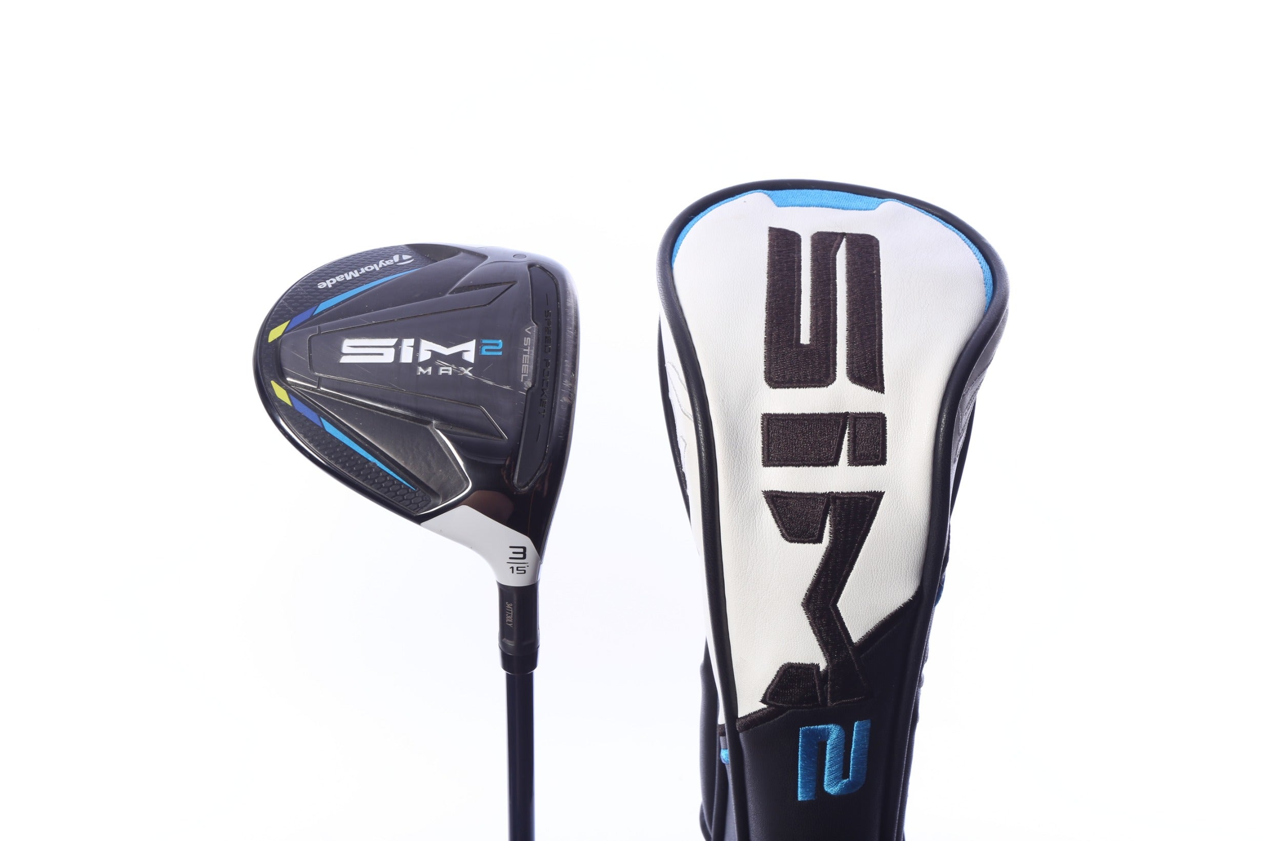 Used TaylorMade SIM2 MAX 3-Wood - Right-Handed - 15 Degrees - Regular Flex