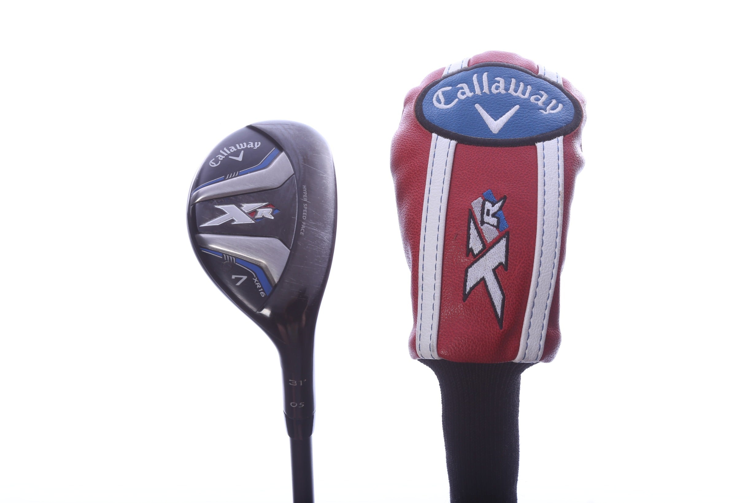 Used Callaway XR 16 7H Hybrid - Right-Handed - 31 Degrees - Stiff Flex