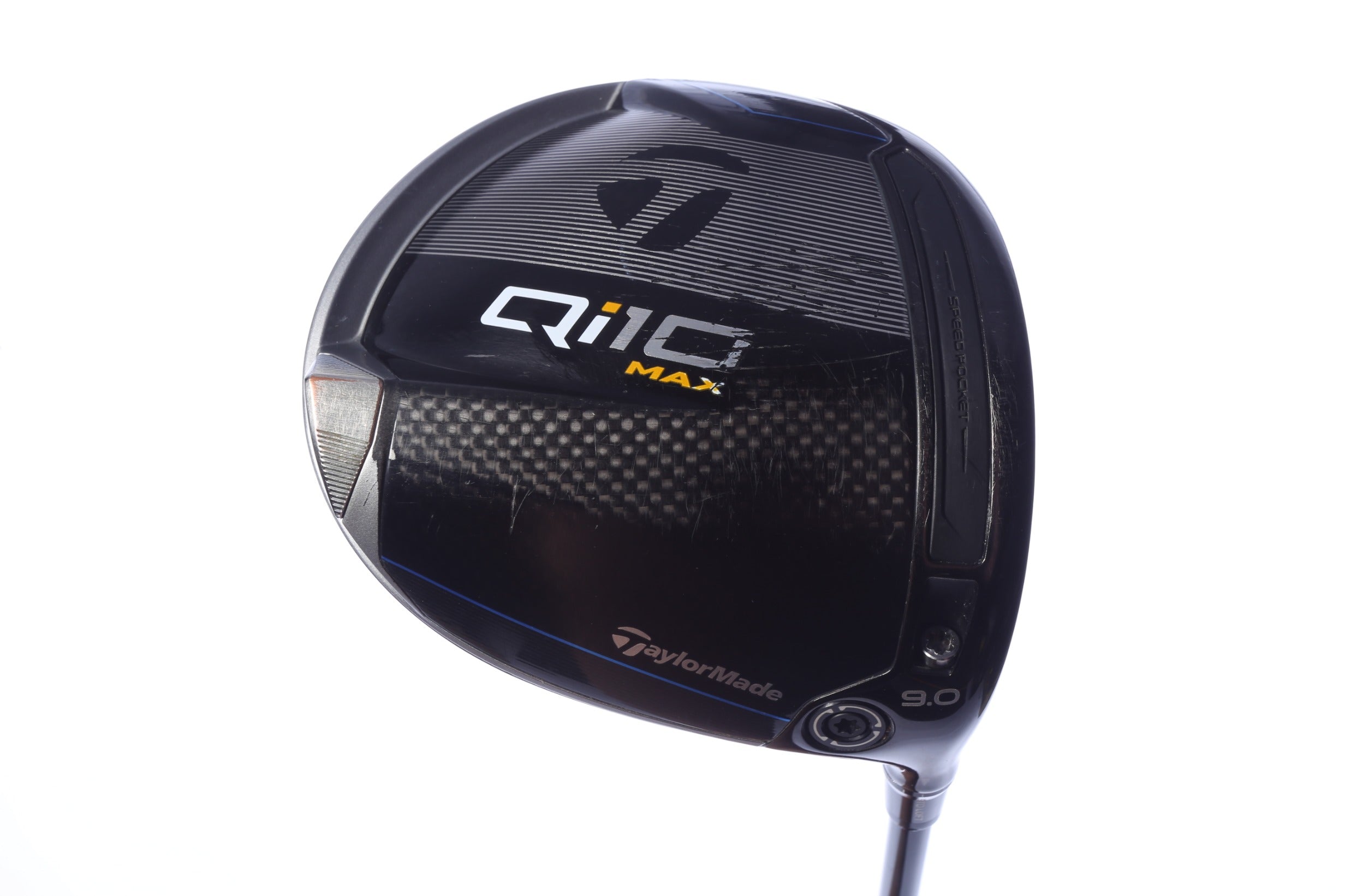 Used TaylorMade Qi10 MAX Driver - 9 Degrees - Stiff Flex Fujikura Ventus Blue 5 - Right-Handed