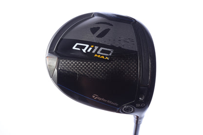 Used TaylorMade Qi10 MAX Driver - 9 Degrees - Stiff Flex Fujikura Ventus Blue 5 - Right-Handed