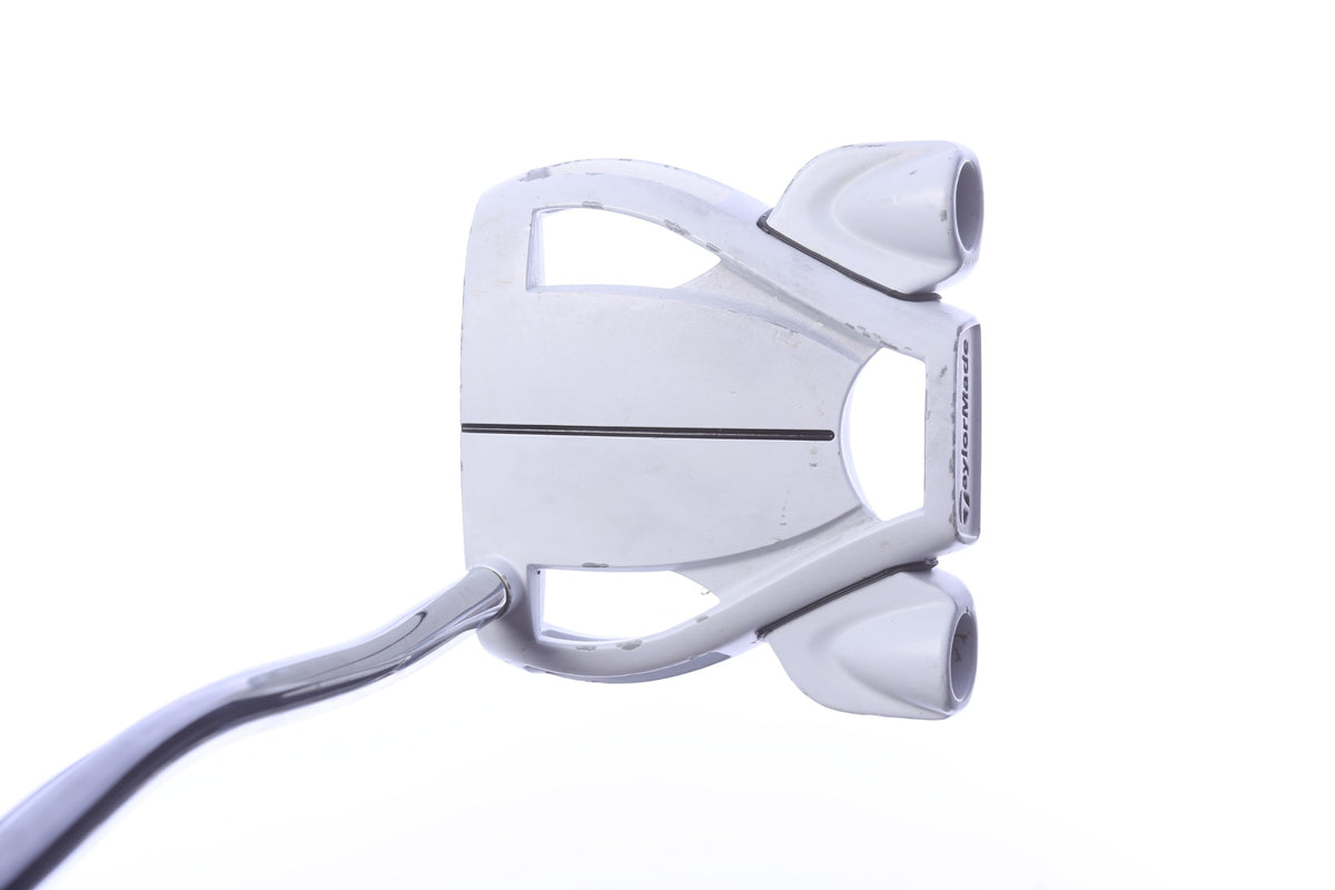Used TaylorMade Spider Ghost White Double Bend Putter - Right-Handed - 35 in - Mallet