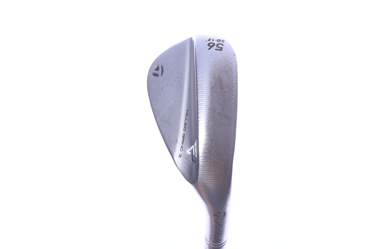 Used TaylorMade Milled Grind 3 Chrome Sand Wedge - Right-Handed - 56 Degrees - Wedge Flex-Next Round
