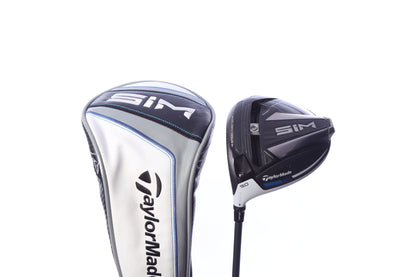 Used TaylorMade SIM Driver - 9 Degrees - Stiff Flex Project X Hzrdus Smoke Green - Left-Handed