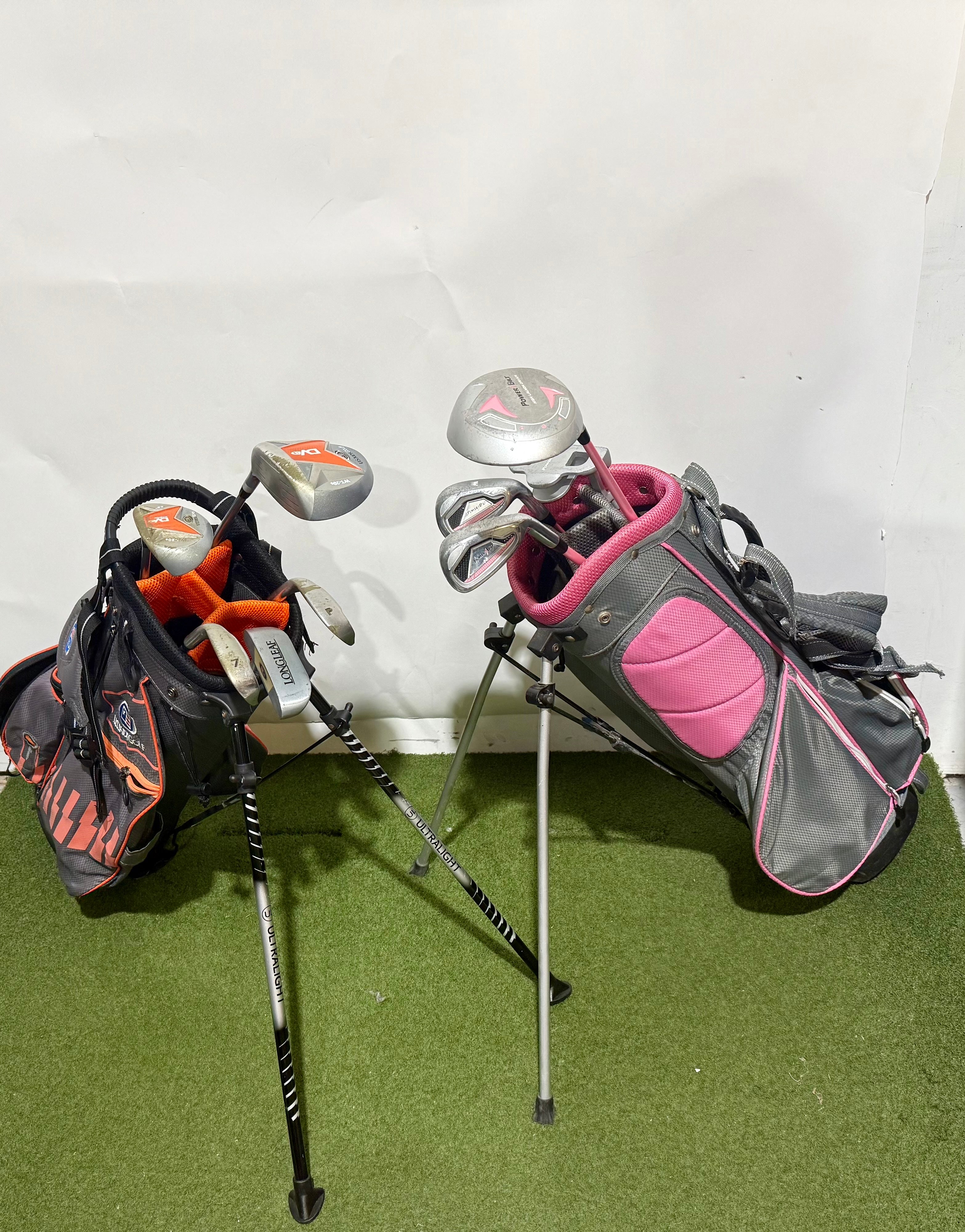 Wholesale Lot of Kids Sets - Right-Handed U.S. Kids Golf and Power Bilt Clubs-Next Round