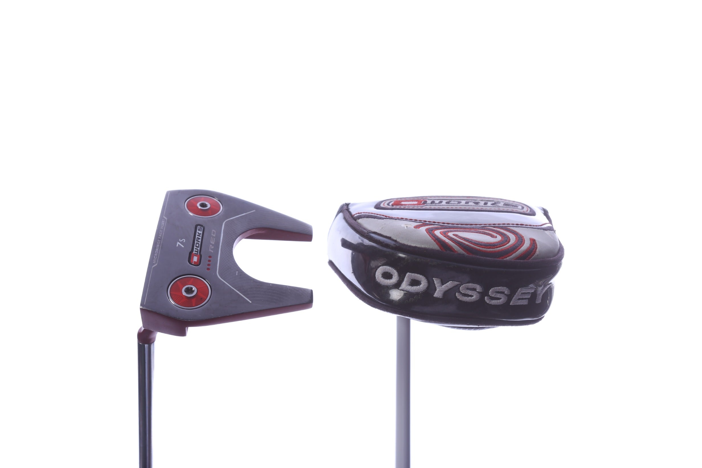 Used Odyssey O-Works Red #7S Putter - Left-Handed - 33 in - Mallet