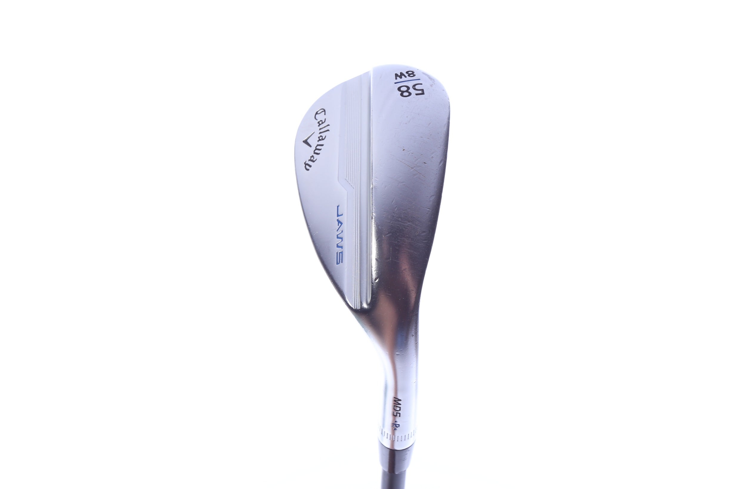 Used Callaway JAWS MD5 Chrome Lob Wedge - Right-Handed - 58 Degrees - Stiff Flex