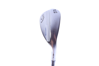 Used Callaway JAWS MD5 Chrome Lob Wedge - Right-Handed - 58 Degrees - Stiff Flex