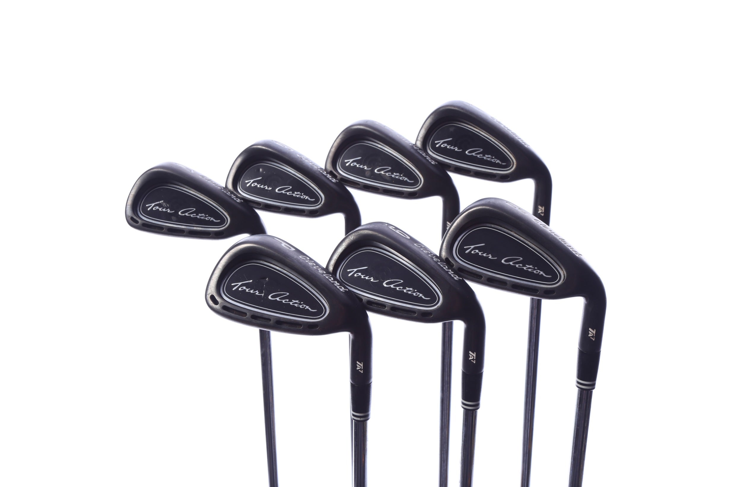 Used Cleveland TA7 Gunmetal Iron Set - Right-Handed - 4-PW - Uniflex Flex-Next Round