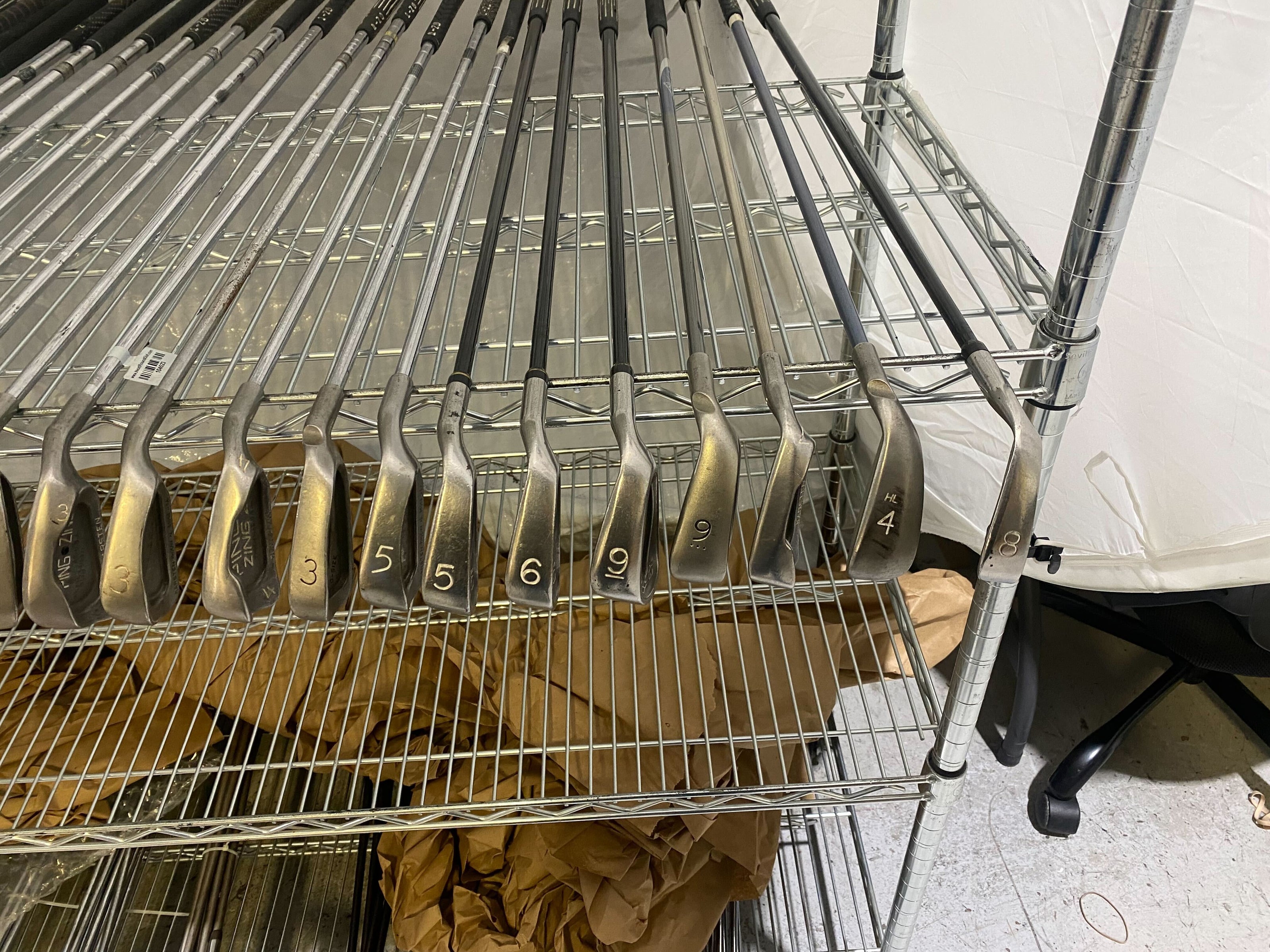 Wholesale Lot of 50 Golf Clubs - Assorted Ping Single Irons-Next Round