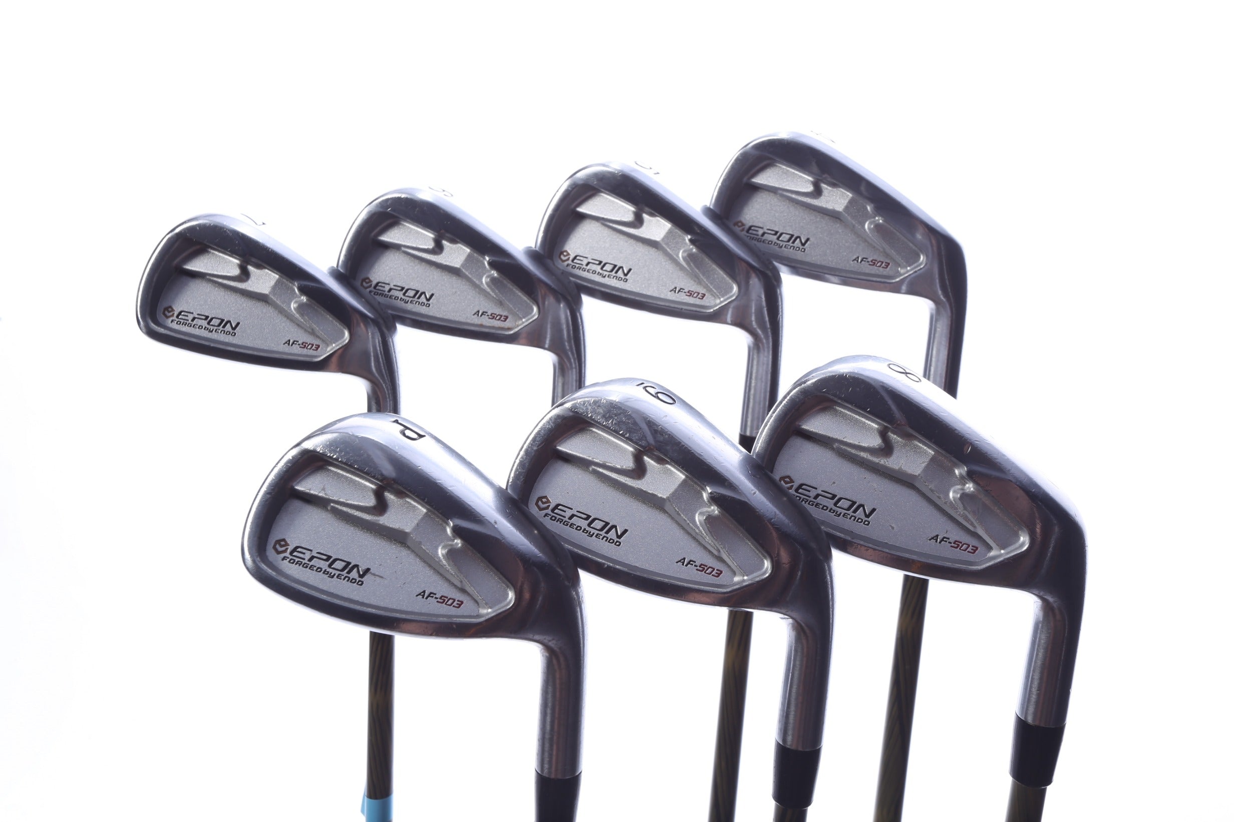 Used Epon AF-503 Iron Set - Right-Handed - 4-PW - Extra Stiff Flex-Next Round