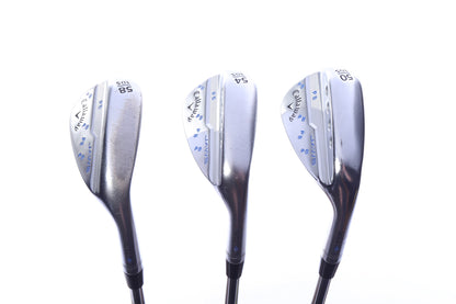 Used Callaway JAWS MD5 Chrome Wedge Set - Right-Handed - 50*, 54*, 58* - Stiff Flex