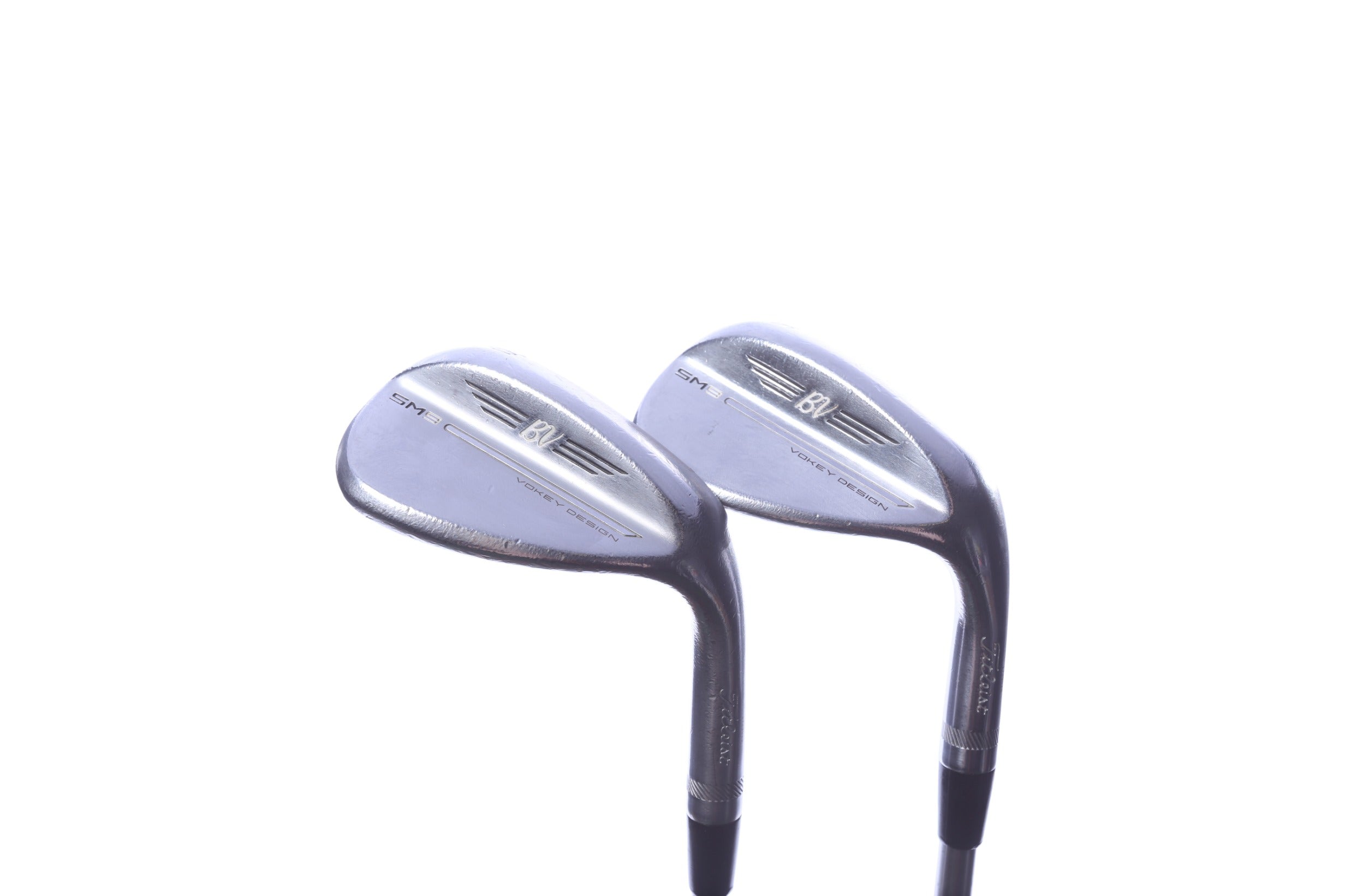 Used Titleist Vokey SM9 Tour Chrome Wedge Set - Right-Handed - 56*, 60* - Regular Flex