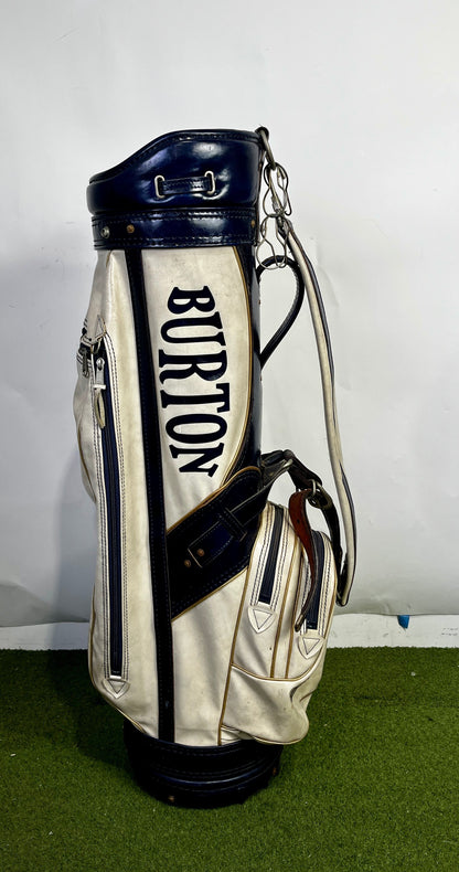 Burton Golf Bag - 3 Dividers 4 Pockets- Blue and White-Next Round