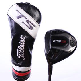Used Titleist TS2 3-Wood - Left-Handed - 15 Degrees - Stiff Flex-Next Round