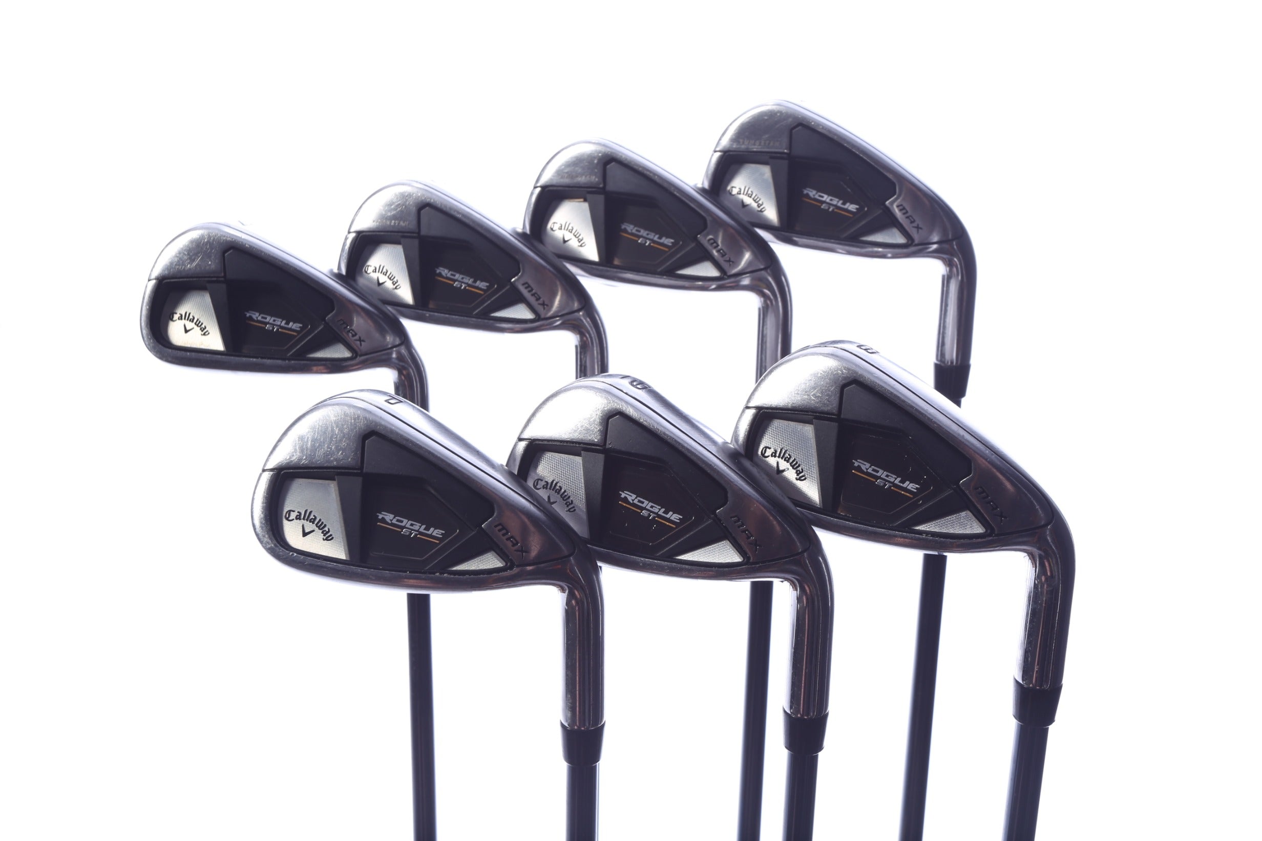 Used Callaway Rogue ST MAX Iron Set - Right-Handed - 4-PW - Regular Flex