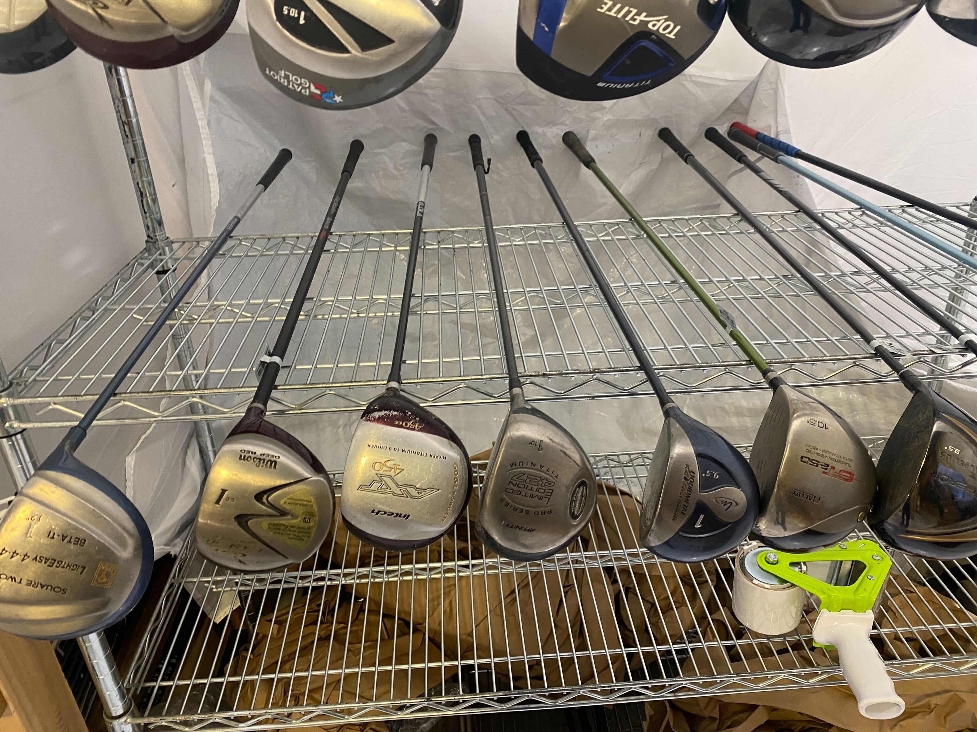 Wholesale Lot of 20 Golf Clubs - Assorted Drivers-Next Round