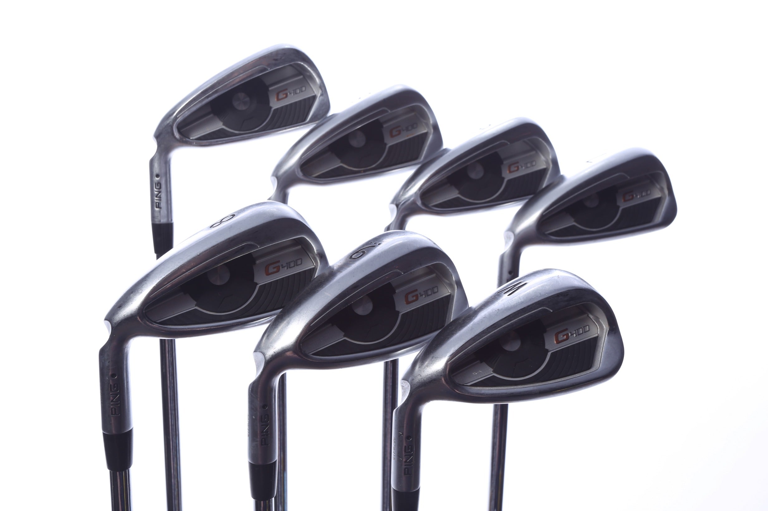 Used Ping G400 Iron Set - Left-Handed - 4-PW - Regular Flex