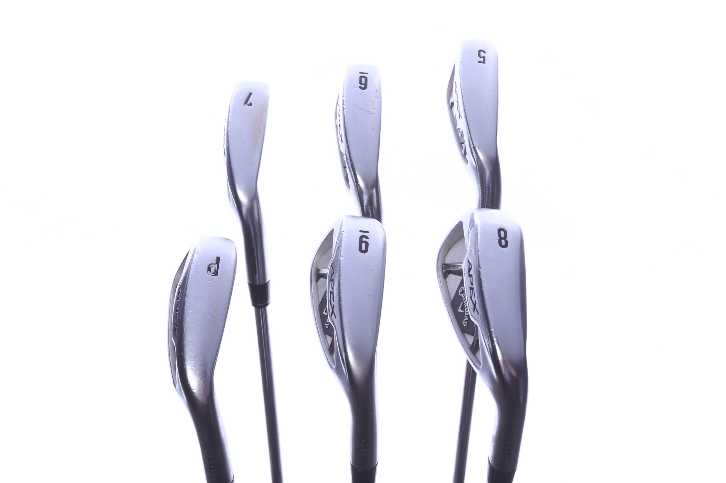 Used Callaway Apex 21 Iron Set - Right-Handed - 5-PW - Stiff Flex