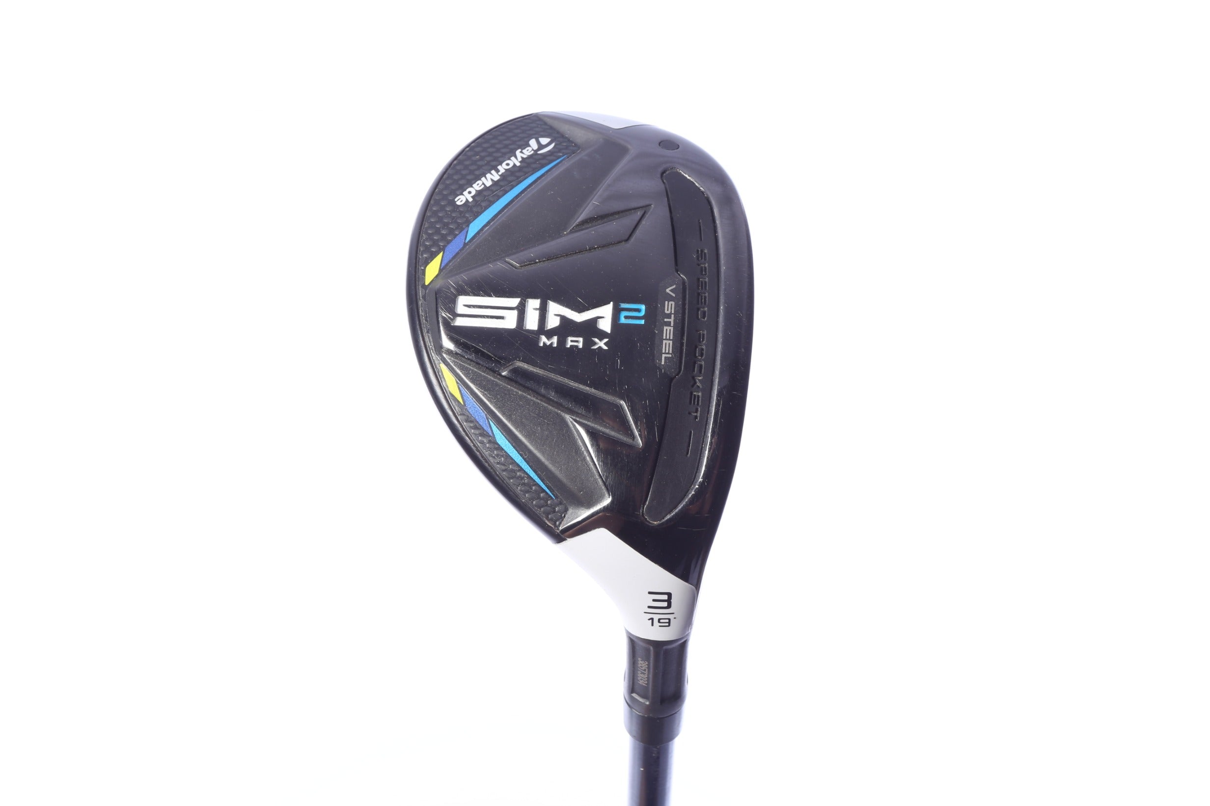 Used TaylorMade SIM2 MAX Rescue 3H Hybrid - Right-Handed - 19 Degrees - Regular Flex