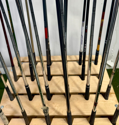 Wholesale Lot of 24 Golf Clubs - Assorted Right-Handed Drivers, Woods, and Irons