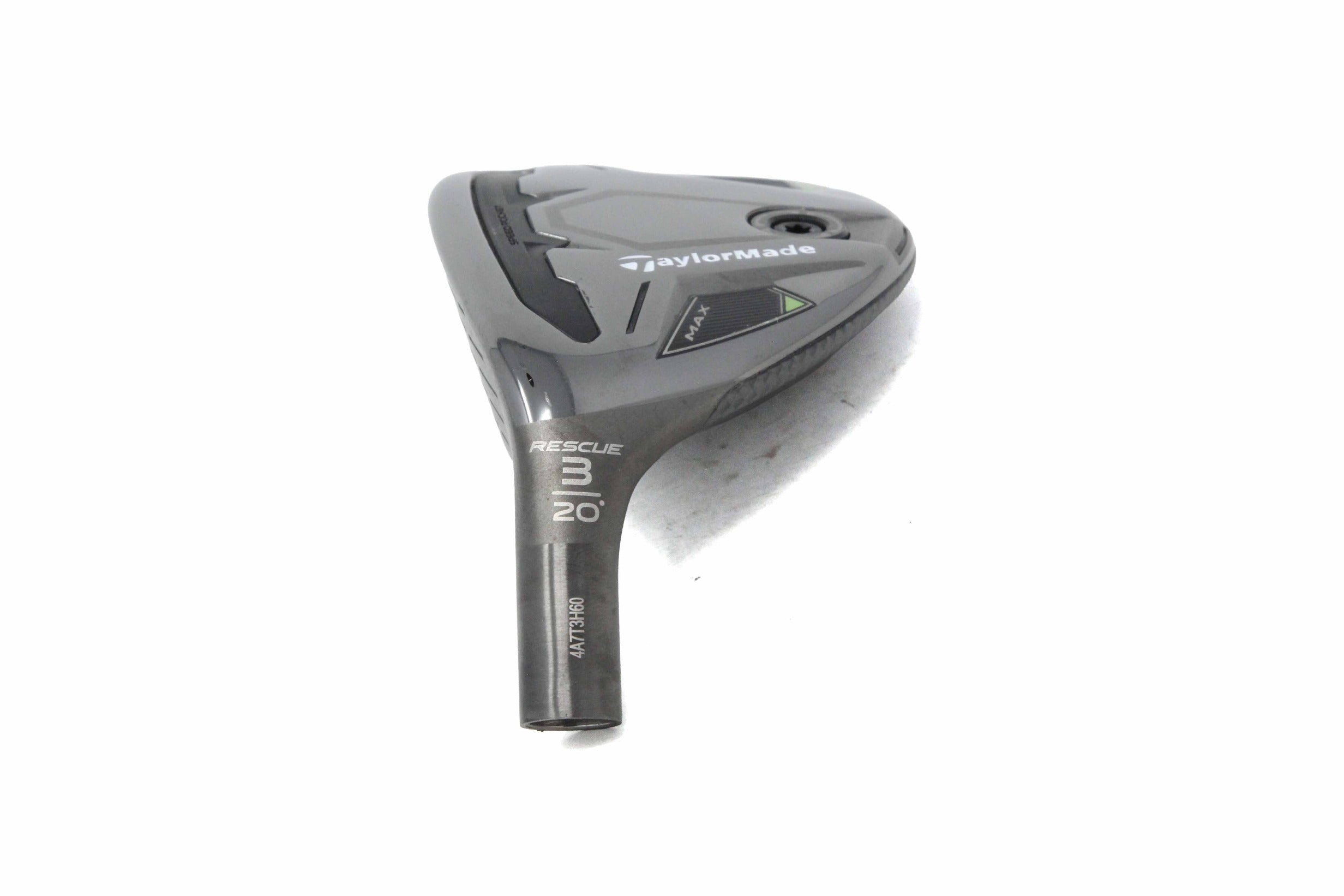 Used TaylorMade Qi35 MAX Rescue 3H - HEAD ONLY - Left-Handed - 20 Degrees