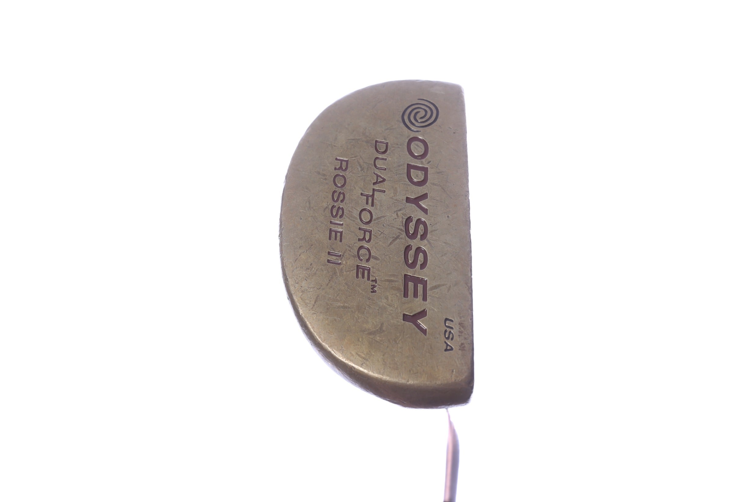 Used Odyssey Dual Force Rossie 2 Bronze Putter - Right-Handed - 33 in - Mallet
