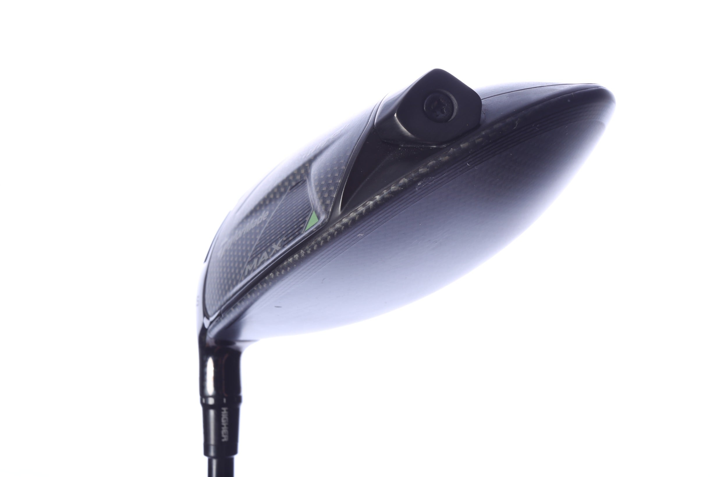 Used TaylorMade Qi35 MAX Driver - 10.5 Degrees - Stiff Flex Project X HZRDUS Smoke Red RDX - Left-Handed