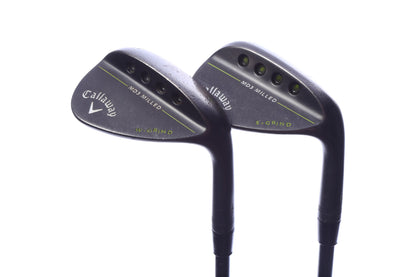 Used Callaway MD3 Milled Black Wedge Set - Right-Handed - 50*, 54* - Variable Flex