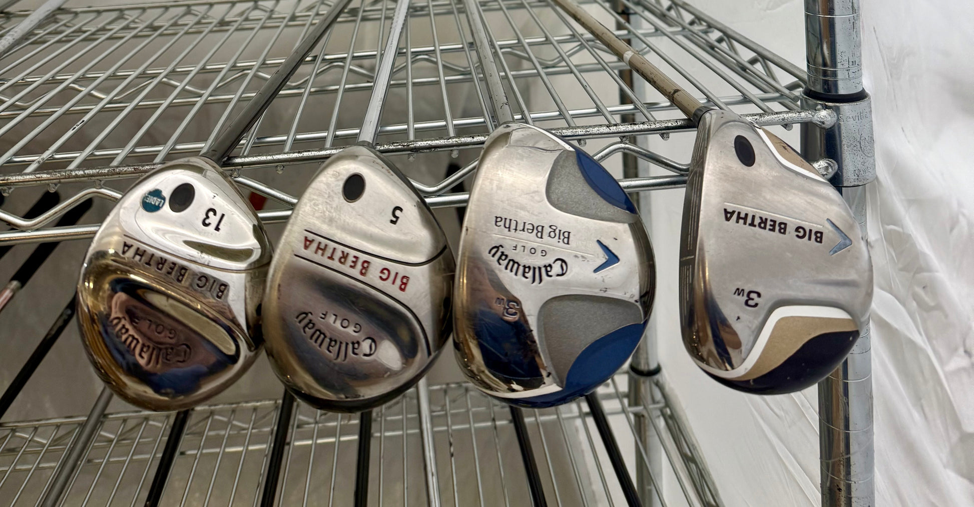 Wholesale Lot of 30 Golf Clubs - Callaway Woods & Hybrids-Next Round