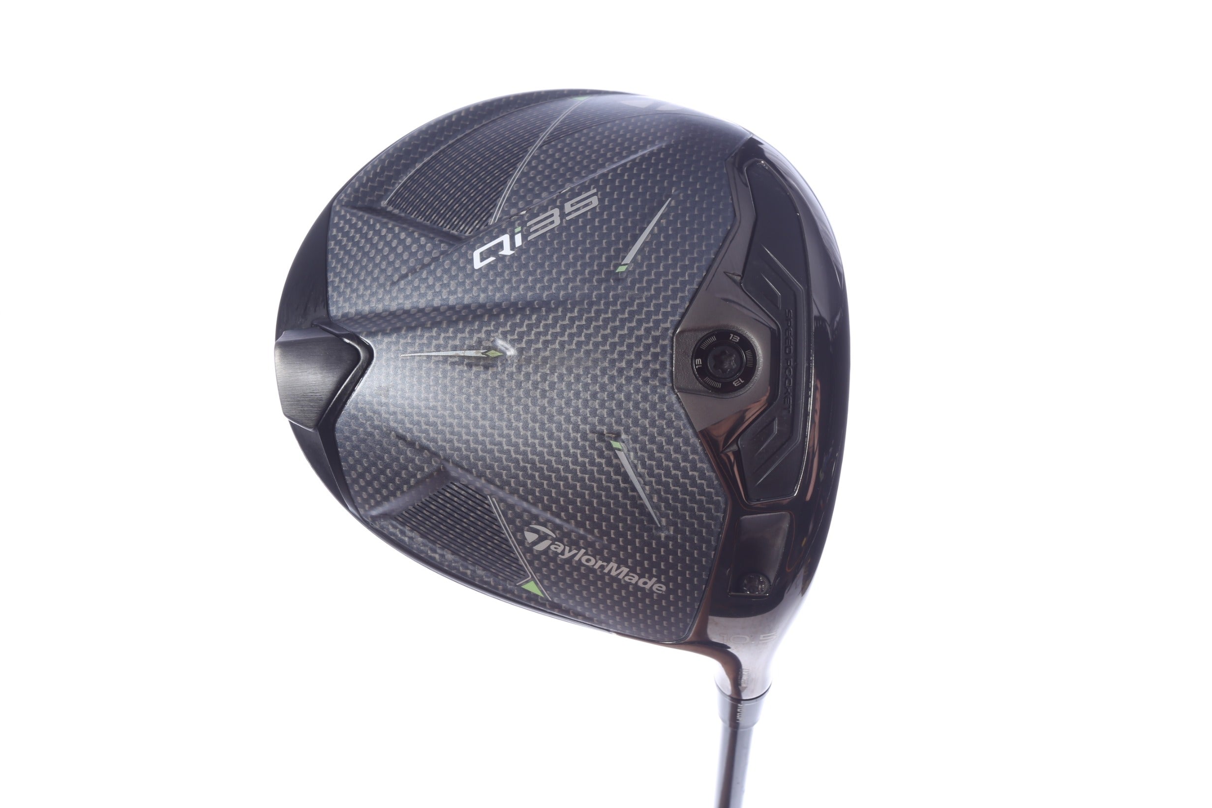 Used TaylorMade Qi35 Driver - 10.5 Degrees - Stiff Flex Project X HZRDUS SMOKE RDX Red - Right-Handed-Next Round