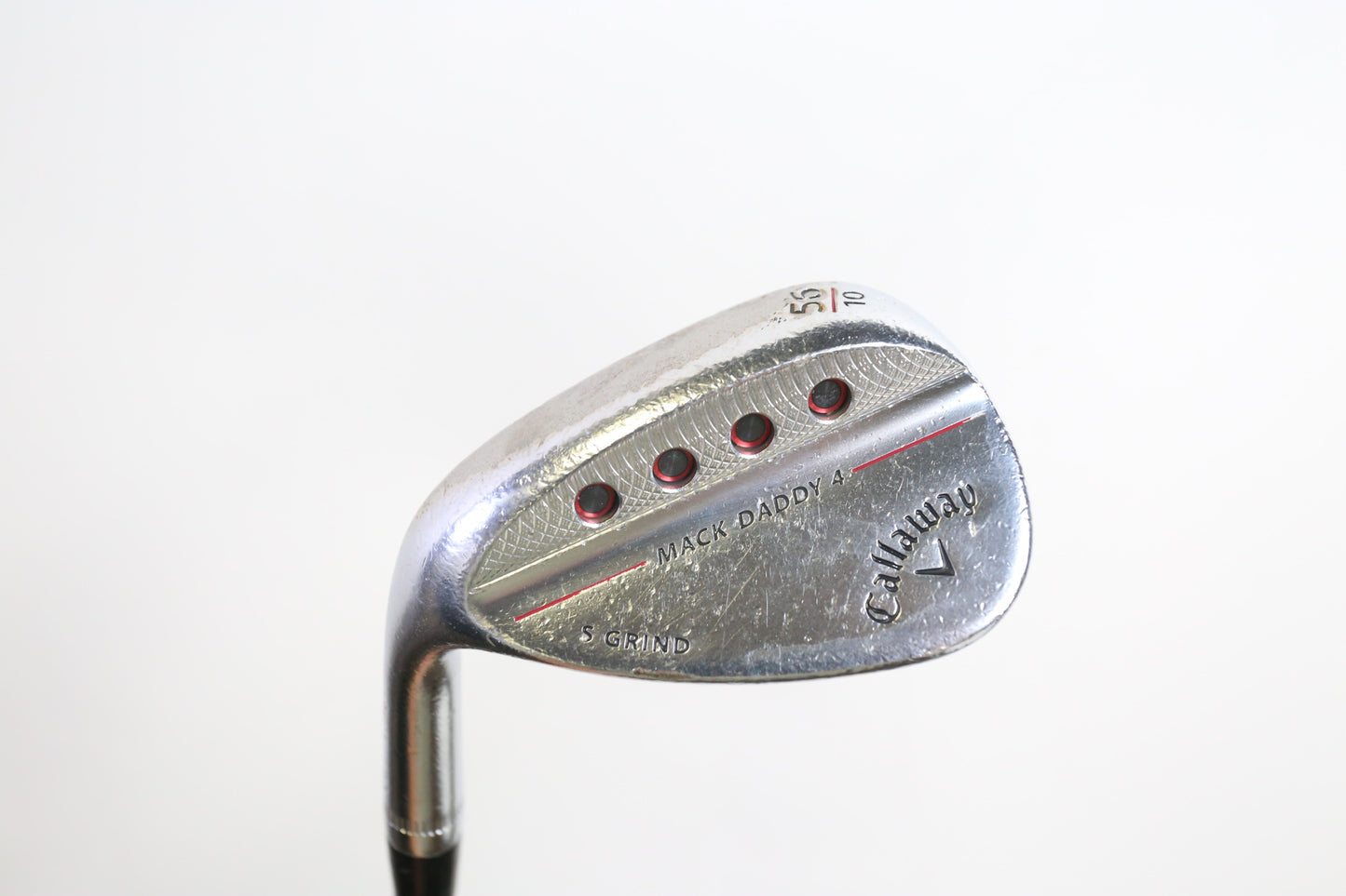 Used Callaway Mack Daddy 4 Tactical S Grind Sand Wedge - Left-Handed - 56 Degrees - Stiff Flex