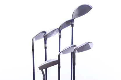 Used Mizuno JM01 140 Elite 7-Piece Junior Kids Set - Right-Handed - Driver, FW, HY, 7i, 9i, SW, Putter - Junior Flex
