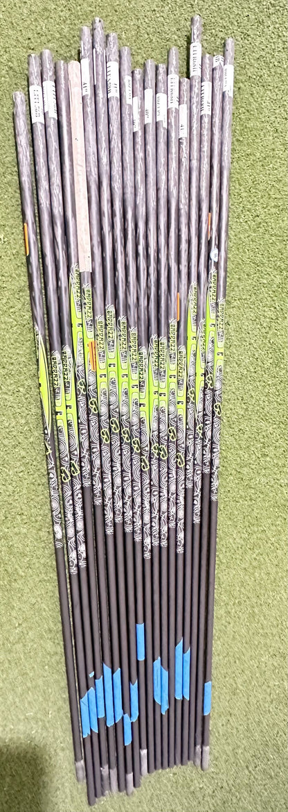 Lot of 18 Premium Golf Shafts - Various Lengths, Flexes, and Brands-Next Round