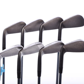 Used Cobra King Forged CB/MB Combo DMB Black Iron Set - Right-Handed - 4-PW, GW - Regular Flex-Next Round