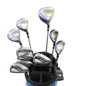 Used Square Two Finesse Sky Blue Set - Right-Handed - 7-PW, SW, 1W, 3W, 5W, 5H, 6H, Putter - Ladies Flex-Next Round