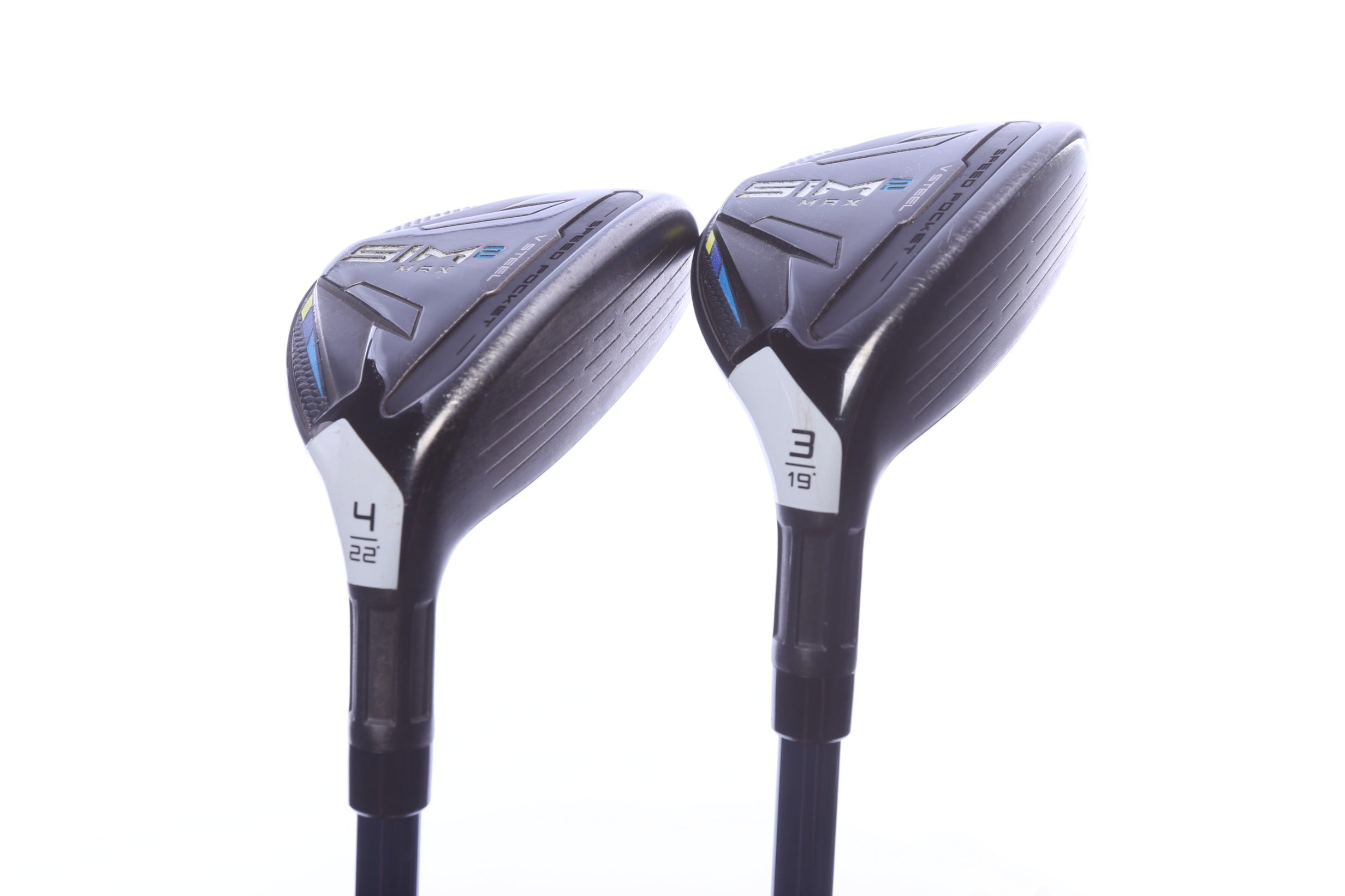 Used TaylorMade SIM2 MAX Rescue Hybrid Set - Right-Handed - 3H, 4H - Regular Flex