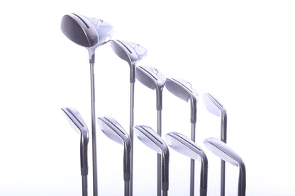 Used TaylorMade Kalea Grey Green Complete Set - Left-Handed - Dr, 3W, 4H, 5H, 6-PW, SW - Ladies Flex
