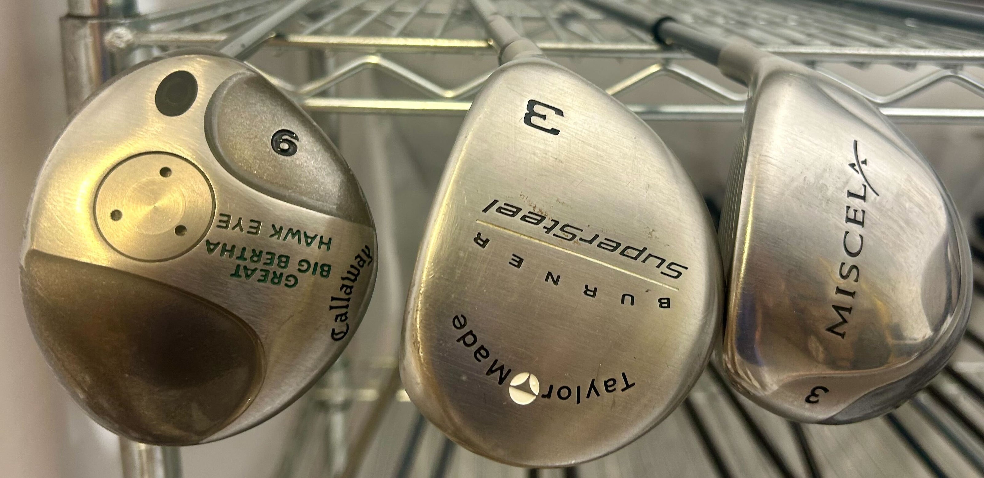 Wholesale Lot of 40 Golf Clubs - Assorted Taylormade and Cobra Fairway Woods-Next Round