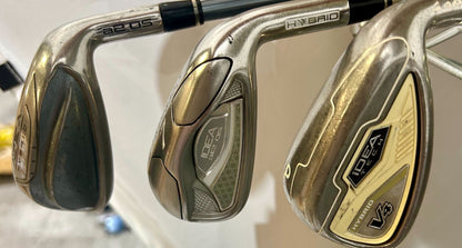 Wholesale Lot of 50 Golf Clubs - Right and Left-Handed Assorted Adams Irons-Next Round