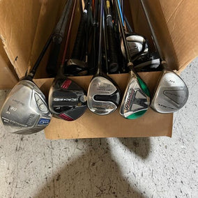 Wholesale Lot of 40 Nicklaus, Macgregor, Warrior, etc. Driver, FW Wood, Hybrids-Next Round