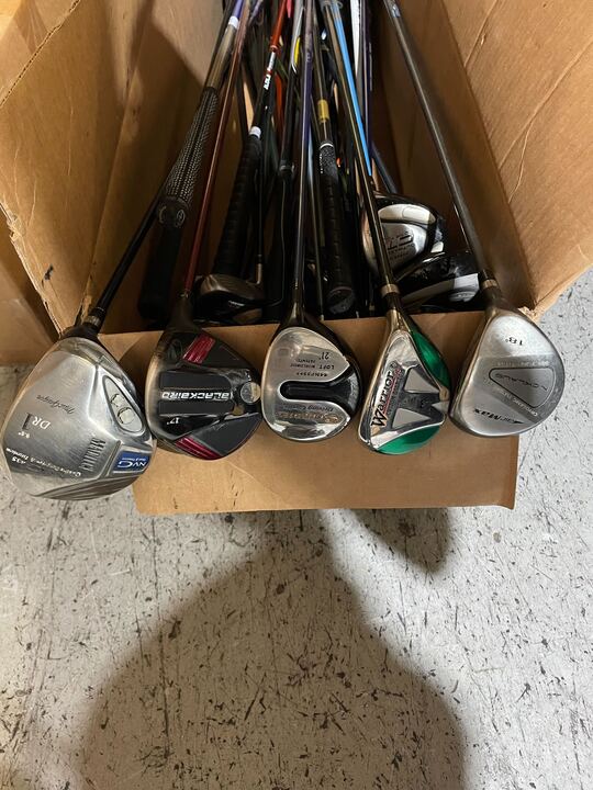 Wholesale Lot of 40 Nicklaus, Macgregor, Warrior, etc. Driver, FW Wood, Hybrids-Next Round