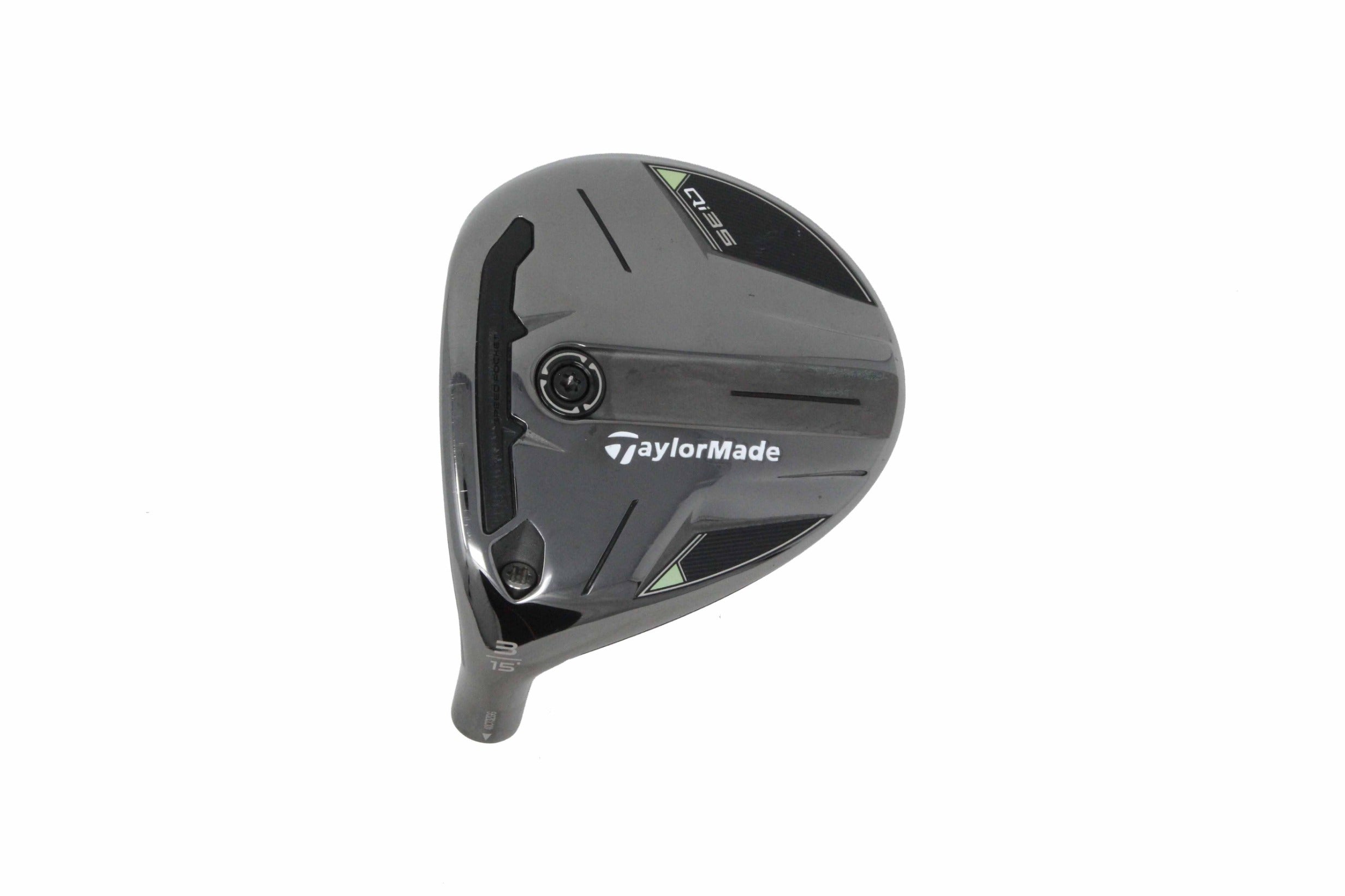Used TaylorMade Qi35 3-Wood - HEAD ONLY - Left-Handed - 15 Degrees