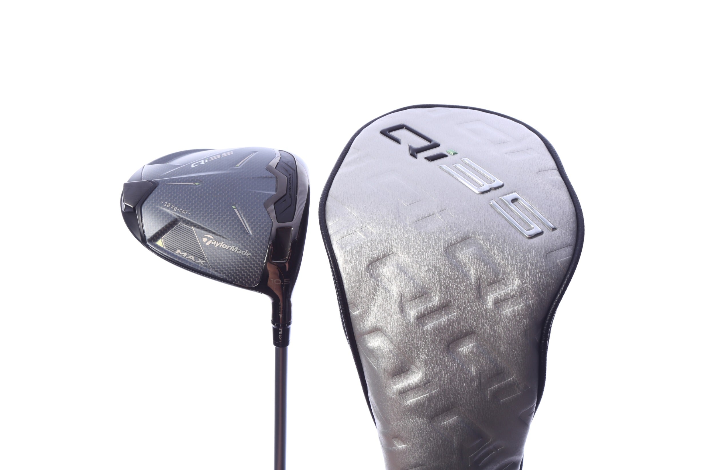 Used TaylorMade Qi35 MAX Driver - 10.5 Degrees - Stiff Flex Fujikura Air Speeder - Right-Handed