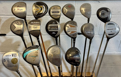 Wholesale Lot of 40 Golf Clubs - Assorted Fairway Woods-Next Round