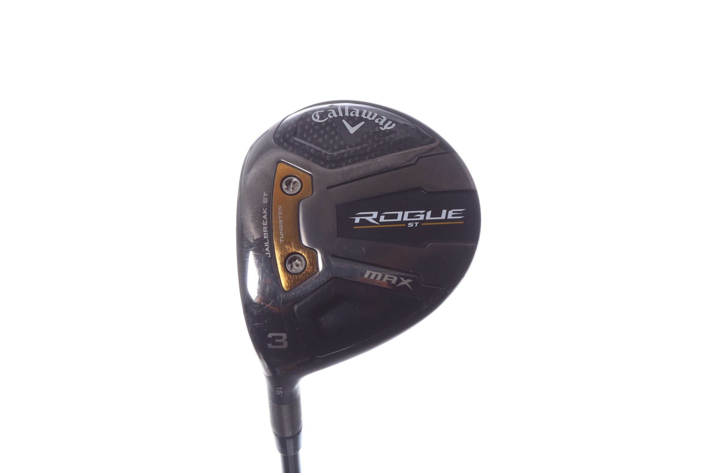 Used Callaway Rogue ST MAX 3-Wood - Left-Handed - 15 Degrees - Stiff Flex-Next Round