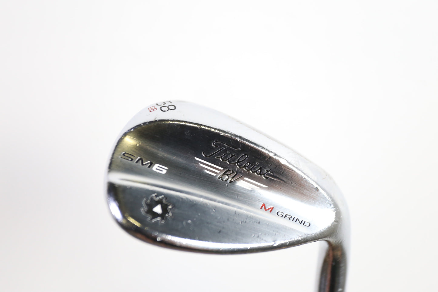 Used Titleist Vokey SM6 Tour Chrome Lob Wedge - Right-Handed - 58 Degrees - Stiff Flex-Next Round