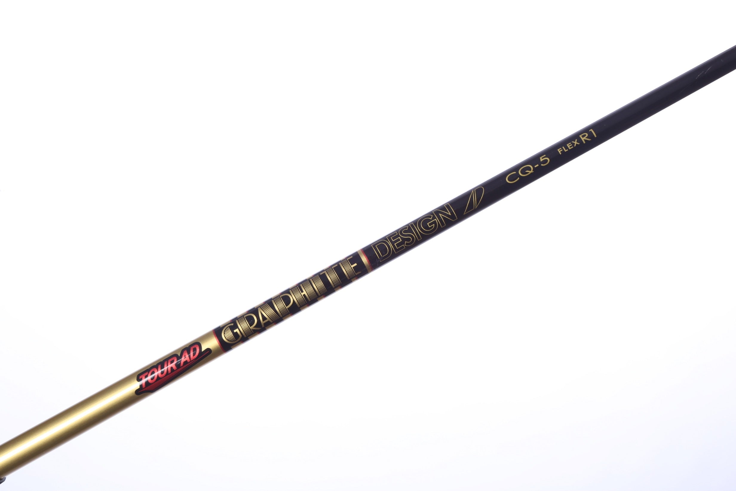 Used Graphite Design Tour AD CQ Driver Shaft Regular Flex Graphite - 43.5 in - TaylorMade M Adapter-Next Round