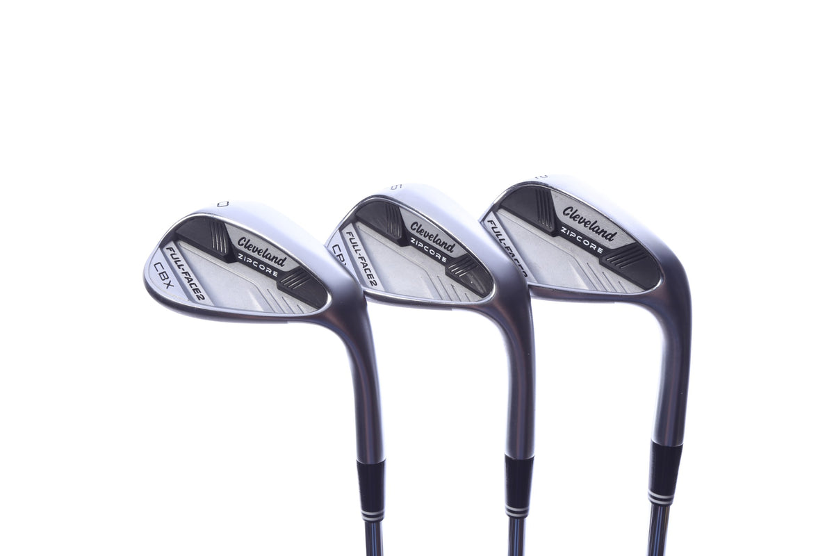 Used Cleveland CBX Full Face 2 Wedge Set - Right-Handed - 52*, 56*, 60* - Wedge Flex